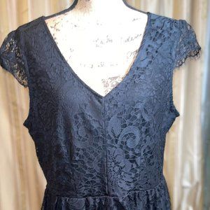 Lace Dress Black